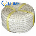 Yellow Blue White Green 3 Strand PP Rope for Packing